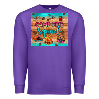 Purple camp fire squad Premium Sweatshirt - JahusDesignShop