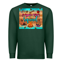 Sports Green camp fire squad Premium Sweatshirt - JahusDesignShop
