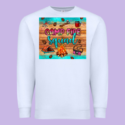 Camp Fire Squad Premium Sweatshirt Designed By Jahusdesignshop