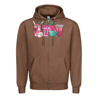 Chestnut nurse fuel coffee cups Zipper Hoodie - texasbilliewilder