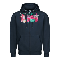 Navy nurse fuel coffee cups Zipper Hoodie - texasbilliewilder