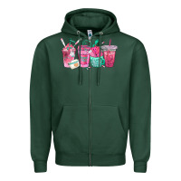 Nurse Fuel Coffee Cups Zipper Hoodie | Teevron