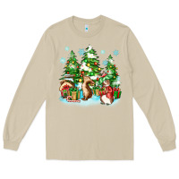 Mushroom christmas rabbits Long Sleeve Tee - Zillion Design Studio
