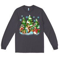 Smoke christmas rabbits Long Sleeve Tee - Zillion Design Studio