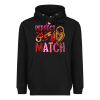 Black we're a perfect match Heavyweight Hoodie - OliviaCreatesArt