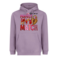 Lavender we're a perfect match Heavyweight Hoodie - OliviaCreatesArt