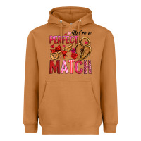 Meerkat we're a perfect match Heavyweight Hoodie - OliviaCreatesArt