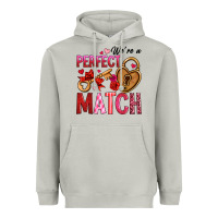 We're A Perfect Match Heavyweight Hoodie | Teevron