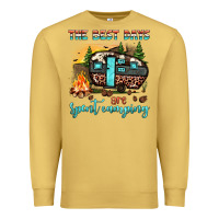 Antique Gold the best days are spent camping Premium Sweatshirt - JahusDesignShop