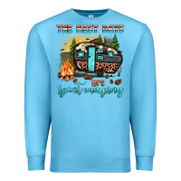 Ocean Blue the best days are spent camping Premium Sweatshirt - JahusDesignShop