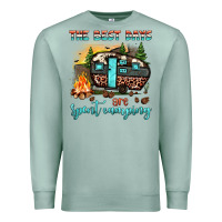 Seafoam the best days are spent camping Premium Sweatshirt - JahusDesignShop
