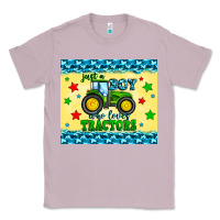 Lilac just a boy who loves tractors Classic Tee - Zillion Design Studio