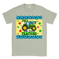 Matcha just a boy who loves tractors Classic Tee - Zillion Design Studio