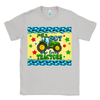 Moon Dust just a boy who loves tractors Classic Tee - Zillion Design Studio