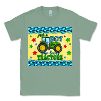 Sage just a boy who loves tractors Classic Tee - Zillion Design Studio
