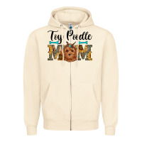 Sandshell western toy poodle mom Zipper Hoodie - RanaPortraitStore