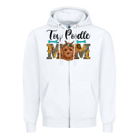 White western toy poodle mom Zipper Hoodie - RanaPortraitStore