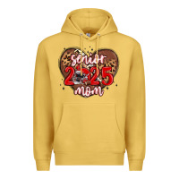 Antique Gold senior 2025 mom football Premium Hoodie - MaliasSmallBusiness
