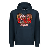 Navy senior 2025 mom football Premium Hoodie - MaliasSmallBusiness
