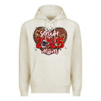 Oatmeal Heather senior 2025 mom football Premium Hoodie - MaliasSmallBusiness