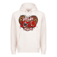 Pale Pink senior 2025 mom football Premium Hoodie - MaliasSmallBusiness