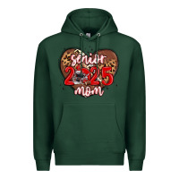 Sports Green senior 2025 mom football Premium Hoodie - MaliasSmallBusiness