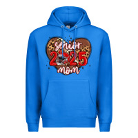 True Royal senior 2025 mom football Premium Hoodie - MaliasSmallBusiness
