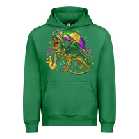 Emerald mardi gras tree rex Urban Hoodie - MaliasSmallBusiness