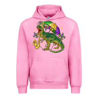 Fuchsia Pink mardi gras tree rex Urban Hoodie - MaliasSmallBusiness