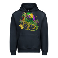 Navy mardi gras tree rex Urban Hoodie - MaliasSmallBusiness