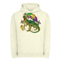 Pigment Pistachio mardi gras tree rex Urban Hoodie - MaliasSmallBusiness
