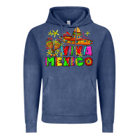 Vintage Denim viva mexico Vintage Hoodie - AdoDesignShop