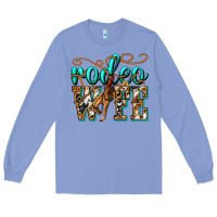 Colony Blue rodeo wife western Long Sleeve Tee - texasbilliewilder