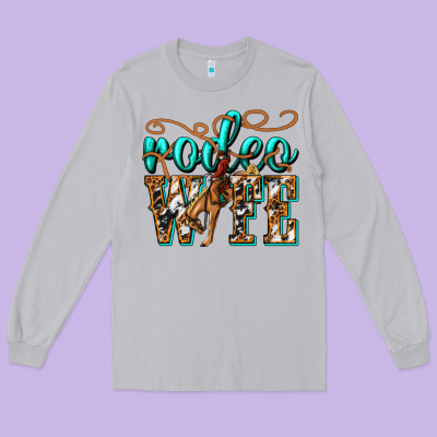 Long Sleeve Tee rodeo wife western