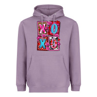 Lavender xoxo with roses and candies olivia Heavyweight Hoodie - OliviaCreatesArt