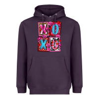 Plum xoxo with roses and candies olivia Heavyweight Hoodie - OliviaCreatesArt