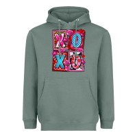 Sage xoxo with roses and candies olivia Heavyweight Hoodie - OliviaCreatesArt