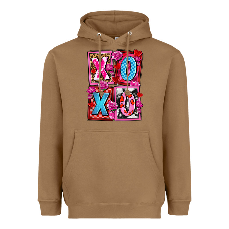 Xoxo With Roses And Candies Olivia Heavyweight Hoodie by OliviaCreatesArt | Teevron