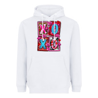 White xoxo with roses and candies olivia Heavyweight Hoodie - OliviaCreatesArt