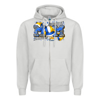 Dove Grey mom volleyball Zipper Hoodie - Zillion Design Studio