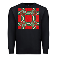 Black retro christmas seamless pattern Premium Sweatshirt - BundleAndBundleShop