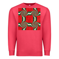 Cardinal retro christmas seamless pattern Premium Sweatshirt - BundleAndBundleShop