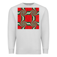 Dove Grey retro christmas seamless pattern Premium Sweatshirt - BundleAndBundleShop