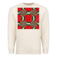 Sandshell retro christmas seamless pattern Premium Sweatshirt - BundleAndBundleShop