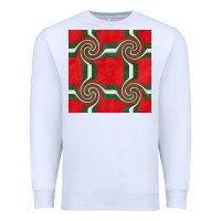 White retro christmas seamless pattern Premium Sweatshirt - BundleAndBundleShop