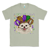 Matcha mardi gras hat white pomeranian Classic Tee - RanaPortraitStore