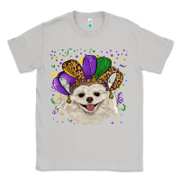 Moon Dust mardi gras hat white pomeranian Classic Tee - RanaPortraitStore