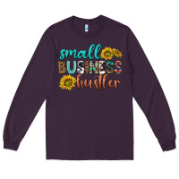 Plum small business hustler Long Sleeve Tee - texasbilliewilder