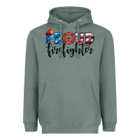 Sage proud firefighter Heavyweight Hoodie - HRA Design Shop