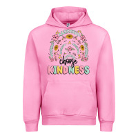 Fuchsia Pink choose kindness Urban Hoodie - MaliasSmallBusiness